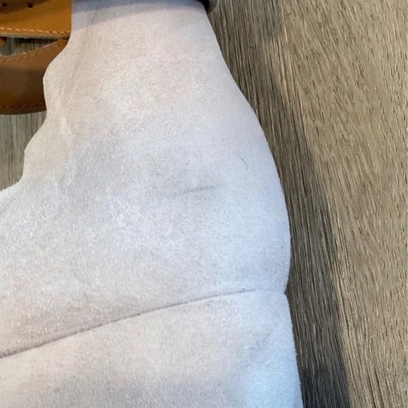 CHLOE Lauren Suede Platform Espadrille Scalloped Design EU 40 US 10 - Picture 14 of 15